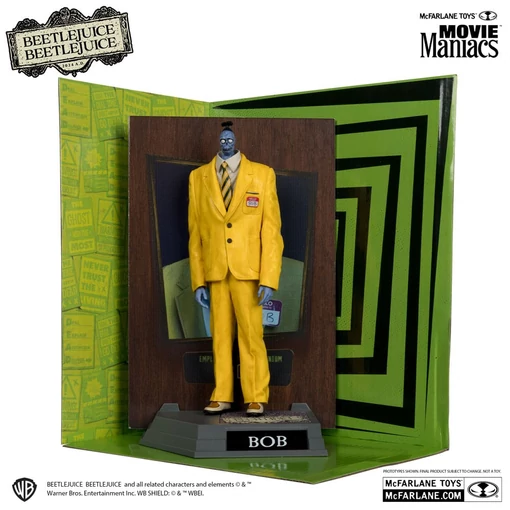Beetlejuice Movie Maniacs PVC Bob PVC szobor