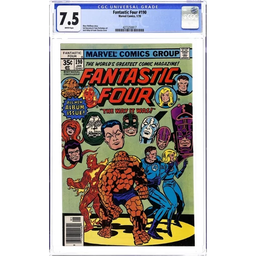 Fantastic Four #190 CGC 7.5