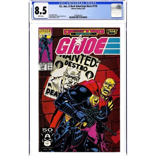 GI Joe A Real American Hero #116 CGC 8.5