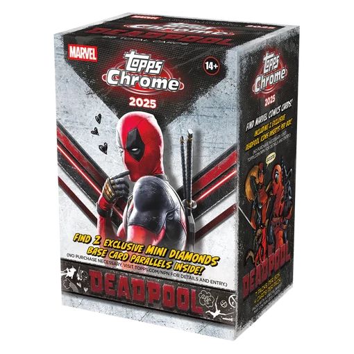 2025 Topps Chrome Deadpool value box