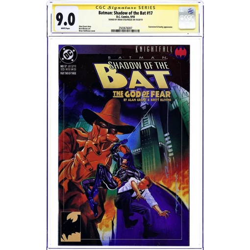Batman Shadow of the Bat #17 CGC 9.0 signed by Stelfreeze