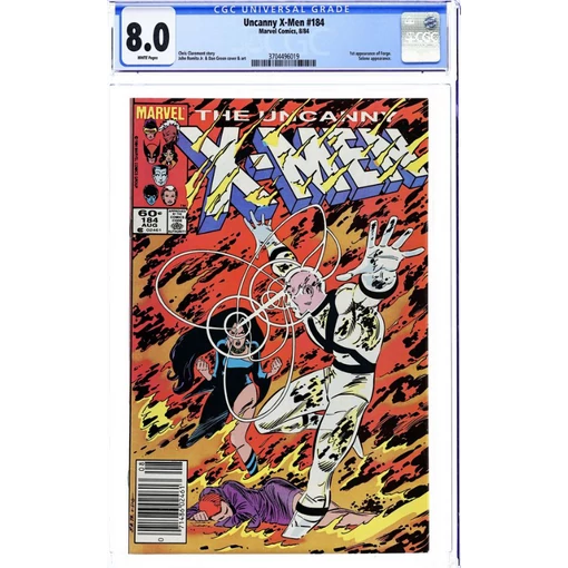 Uncanny X-Men #184 CGC 8.0 1st appearance of Forge
