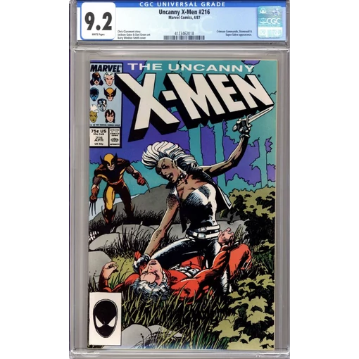 Uncanny X-Men 216 CGC 9.2
