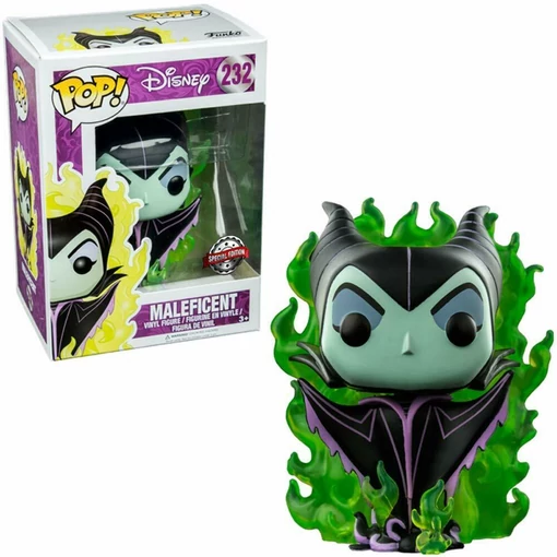 Disney Pop Sleeping Beauty Maleficent Green Flame Exclusive