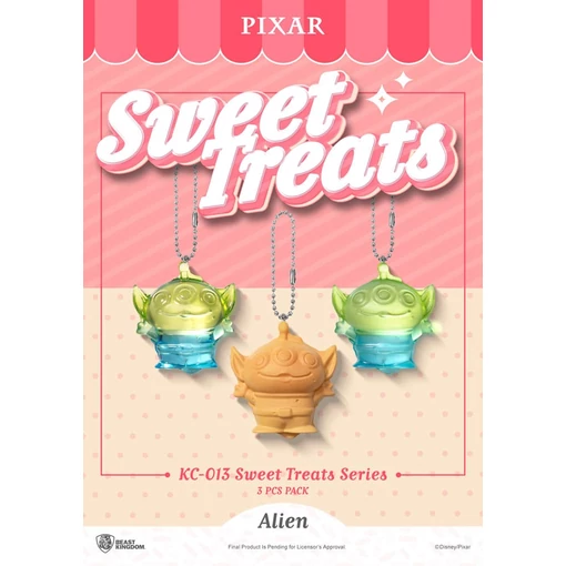 Pixar Sweet Treats Series Keychains 3-Pack 4 cm