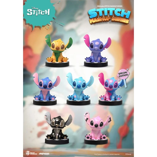 Lilo & Stitch Mini Egg Attack Blind Box Figures 10 cm Stitch Mashup Series Assortment (6)
