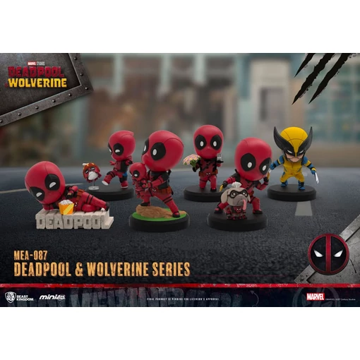 Deadpool 3 Deadpool & Wolverine Series Mini Egg Attack Figures 8 cm