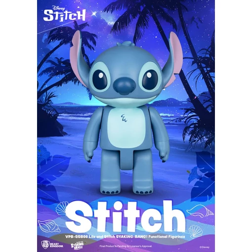 Lilo & Stitch Syaking Bang Vinyl Bank Stitch 30 cm
