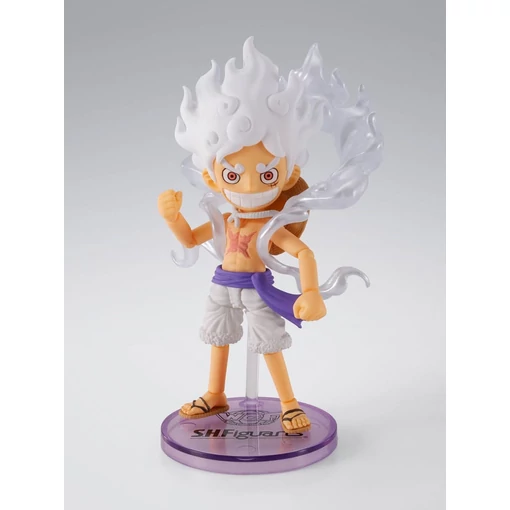One Piece World Collactable Figures x S.H. Figuarts Action Figure Monkey D. Luffy Gear 5 8 cm