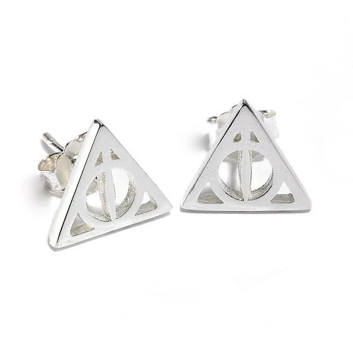 Harry Potter Deathly Hallow Stud Earrings (Sterling Silver)