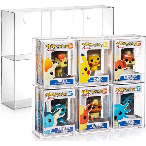 Evoretro Acrylic Display Case for 6 Funko Pops