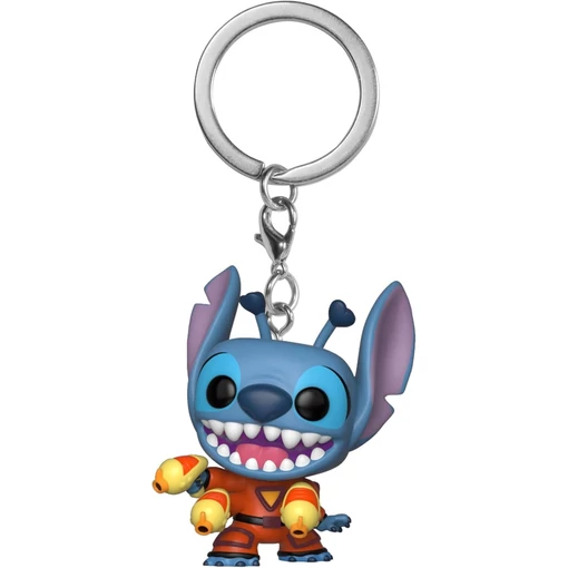 Lilo & Stitch POP! Vinyl Keychains 4 cm  Stitch w/ Blaster Display (12)