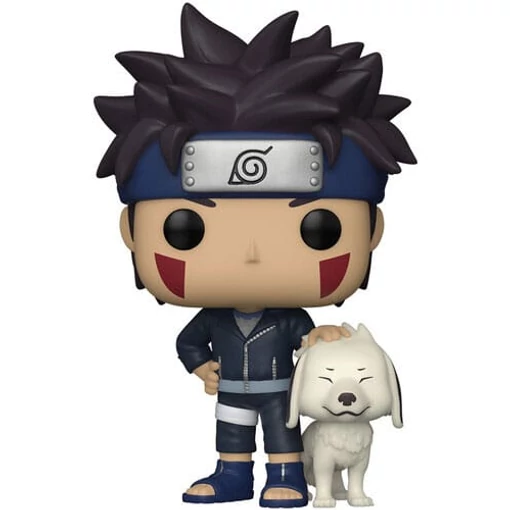 Naruto POP! Animation Vinyl Figure Kiba w/Akamaru 9 cm