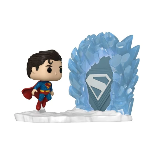 Superman (2025) POP Moments Vinyl Figures Superman and Fortress of Solitude 9 cm
