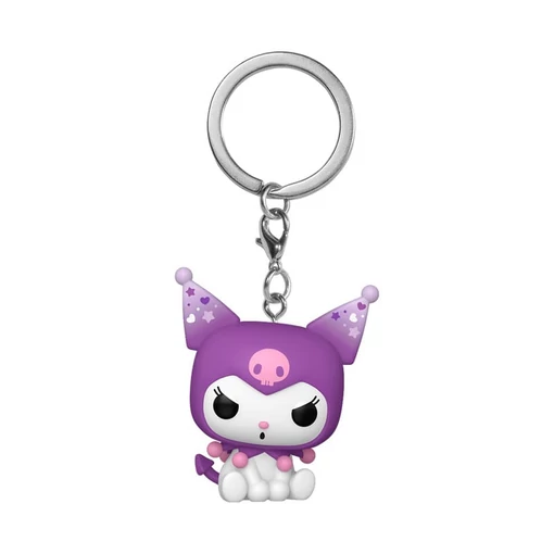 Sanrio POP! Vinyl Keychains 4 cm K/MM- Kuromi Display (12)
