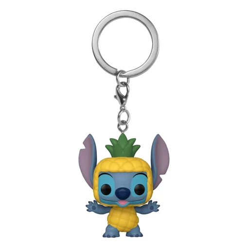 Lilo & Stitch Pocket POP! Vinyl Keychains 4 cm Stitch as Pineapple Display (12)
