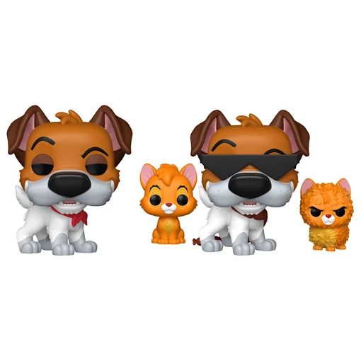 Oliver & Co. POP!&Buddy Movies Vinyl Figures Dodger w/Oliver w/Chase 9 cm Assortment (6)