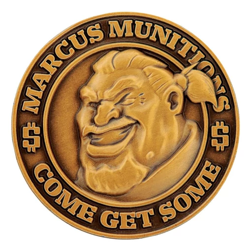 Borderlands Collectable Coin Marcus Munitions Limited Edition
