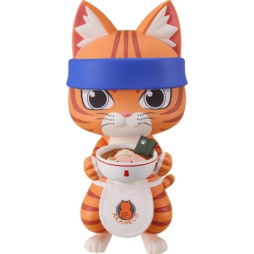 Red Cat Ramen Nendoroid Action Figure Bunzo 10 cm