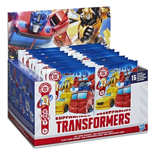Transformers Mini Action Figures 4 cm Tiny Turbo Changers Blind Box Display (24)