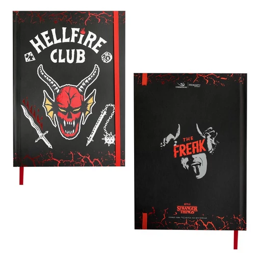 Stranger Things Notebook Hell Fire Club