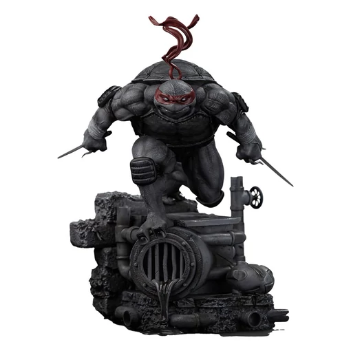 Teenage Mutant Ninja Turtles Art Scale Statue 1/10 Raphael Black and White Variant 26 cm heo exclusive