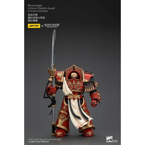 Warhammer The Horus Heresy Action Figure 1/18 Blood Angels Crimson Paladins Squad Crimson Exemplar 14 cm