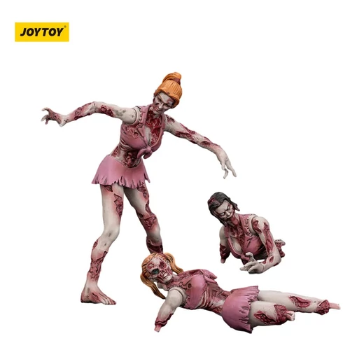 Zombie Dark Source Action Figures 3-Pack Cheer Leaders 8 cm