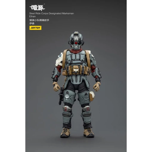 Steel Ride Corps Dark Source Action Figur Designated Marksman Ethan 7 cm
