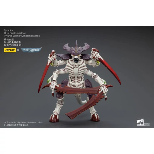 Warhammer 40k Action Figure 1/18 Tyranids Hive Fleet Leviathan Tyranid Warrior with Boneswords 12 cm
