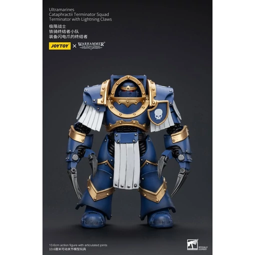 Warhammer The Horus Heresy Action Figure 1/18 Ultramarines Cataphractii Terminator Squad Terminator with Lightning Claws 14 cm