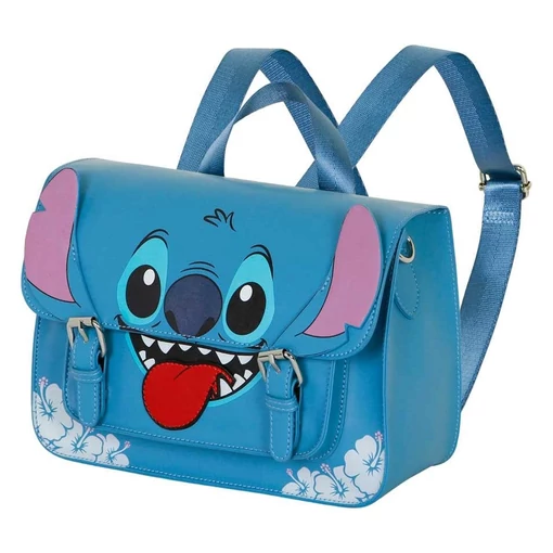 Lilo & Stitch Satchel Shoulder Bag Backpack Tongue Blue