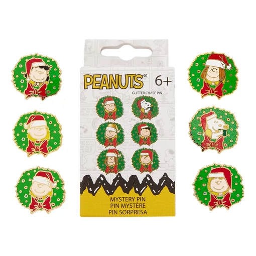 Peanuts by Loungefly Enamel Pins Blind Box Snoopy and Friends Holiday Assortment (12)
