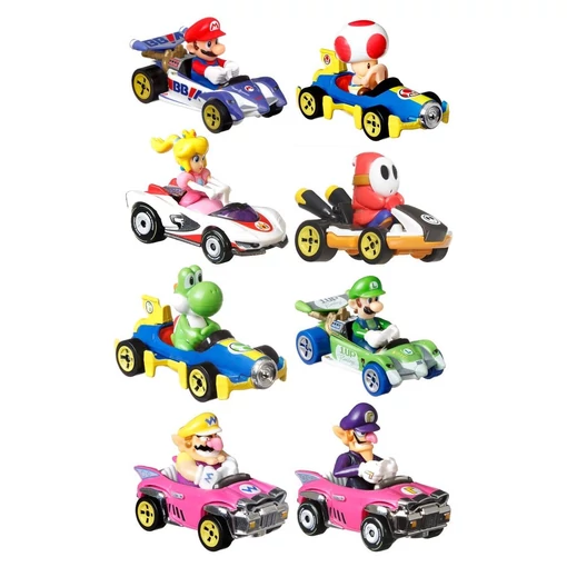 Mario Kart Hot Wheels Die-Cast Vehicles 1:64 978T Assortment (8)