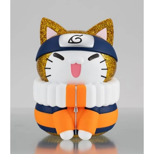 Naruto Shippuden Mega Cat Project Nyanto! Giant Nyaruto Series Trading Figure Naruto Uzumaki Gold Ver. 10 cm