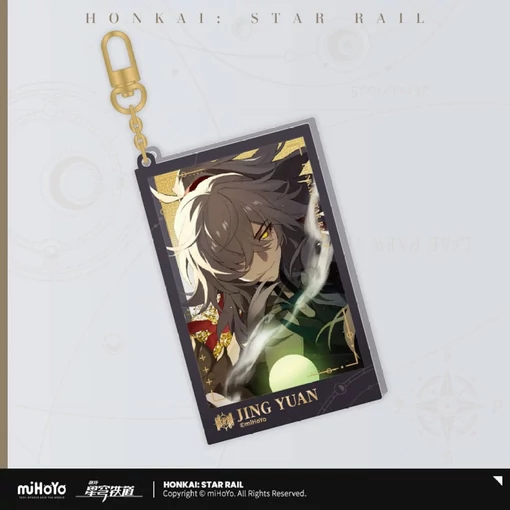 Honkai: Star Rail Countdown Departure Series Acrylic Keychain Jing Yuan Glitter 9 cm