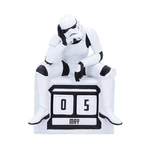 Original Stormtrooper Perpetual Calendar What a Day 14 cm