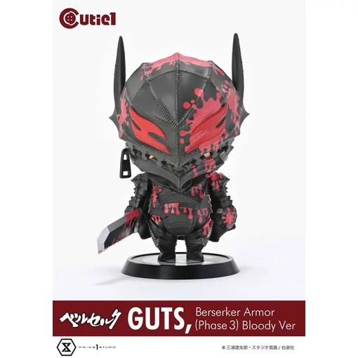 Berserk Cutie1 PVC Figure Guts Berserker Armor (Phase 3) Bloody Ver. 12 cm