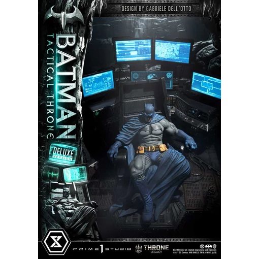 DC Comics Throne Legacy Collection Statue 1/3 Batman Tactical Throne Deluxe Bonus Version 57 cm