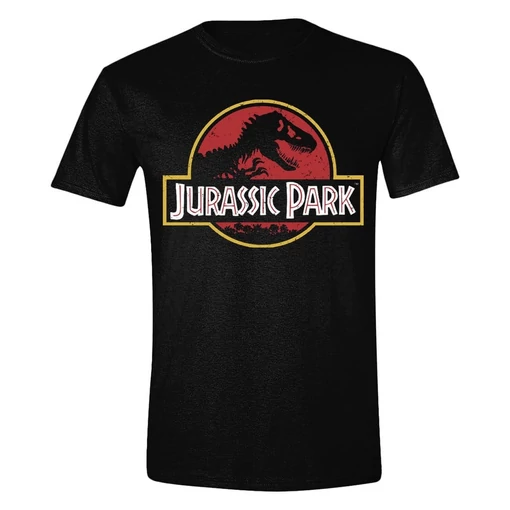 Jurassic Park T-Shirt Vintage Logo Size L