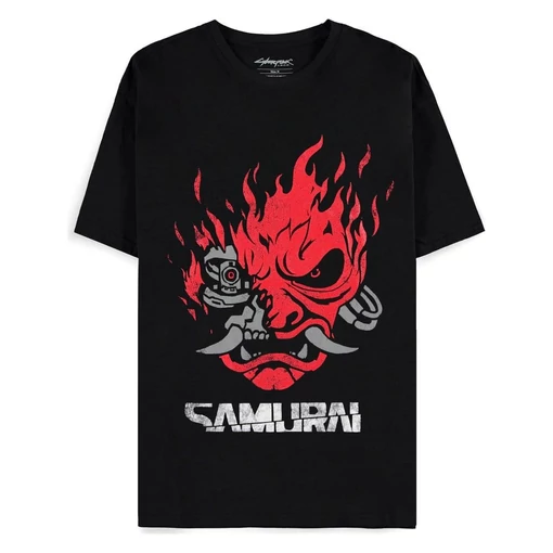 Cyberpunk 2077 T-Shirt Samurai Bandmerch  Size L