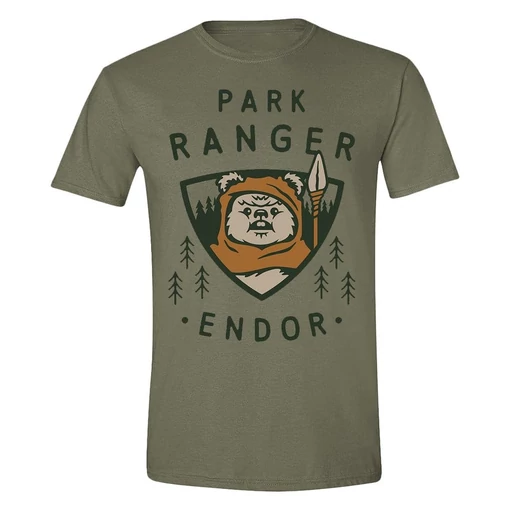 Star Wars T-Shirt Park Ranger Ewok Size S