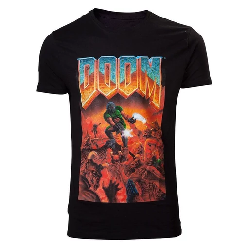 DOOM T-Shirt Classic Boxart Size M