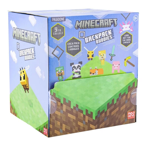 Minecraft Backpack Buddies Mystery Bags Series 2 Display (24)