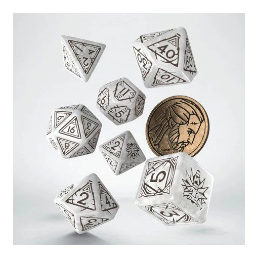 The Witcher Dice Set Geralt The White Wolf (7)