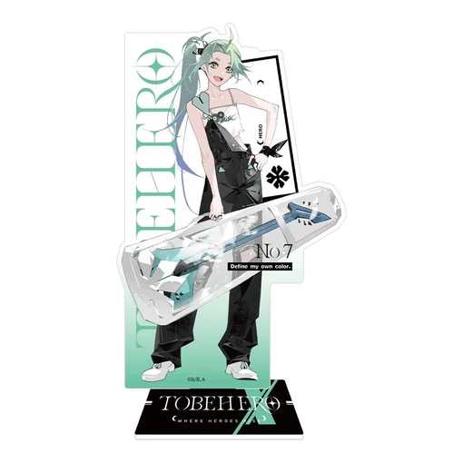 To Be Hero X Acrylic Stand Hero Show Series Lucky Cyan 17 cm