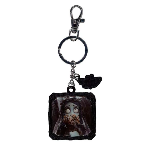 Corpse Bride Metal Keychain Flowers 7 cm