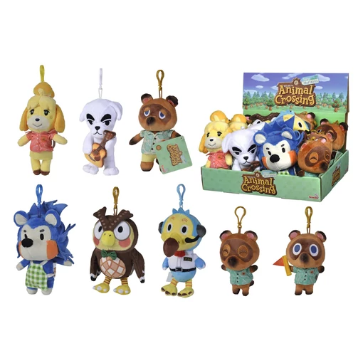 Animal Crossing Plush Keychains Residents 15 cm Assortment (12)