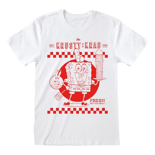 SpongeBob Squarepants T-Shirt Krusty Krab White Size M