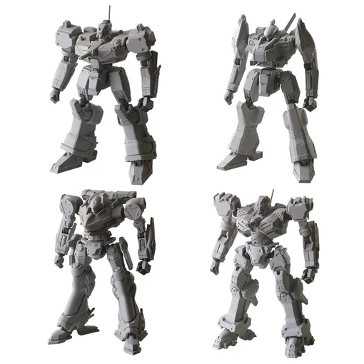 Armored Core Structure Arts Plastic Model Kits 4-Pack Series 1
